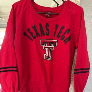 Colosseum Red Texas Tech Women's Sweatshirt